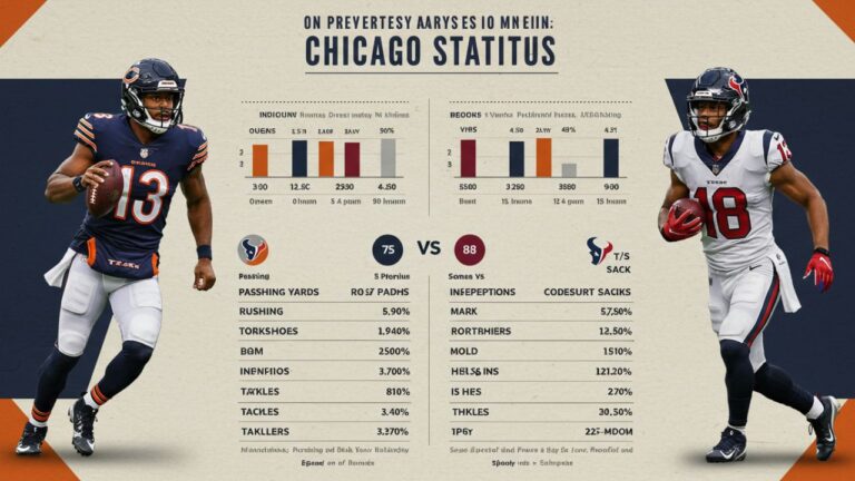 chicago bears vs houston texans match player stats