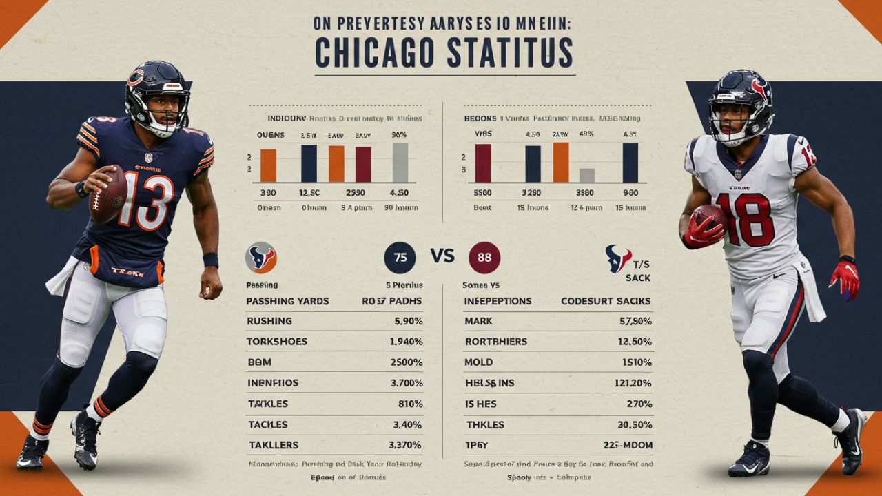 chicago bears vs houston texans match player stats