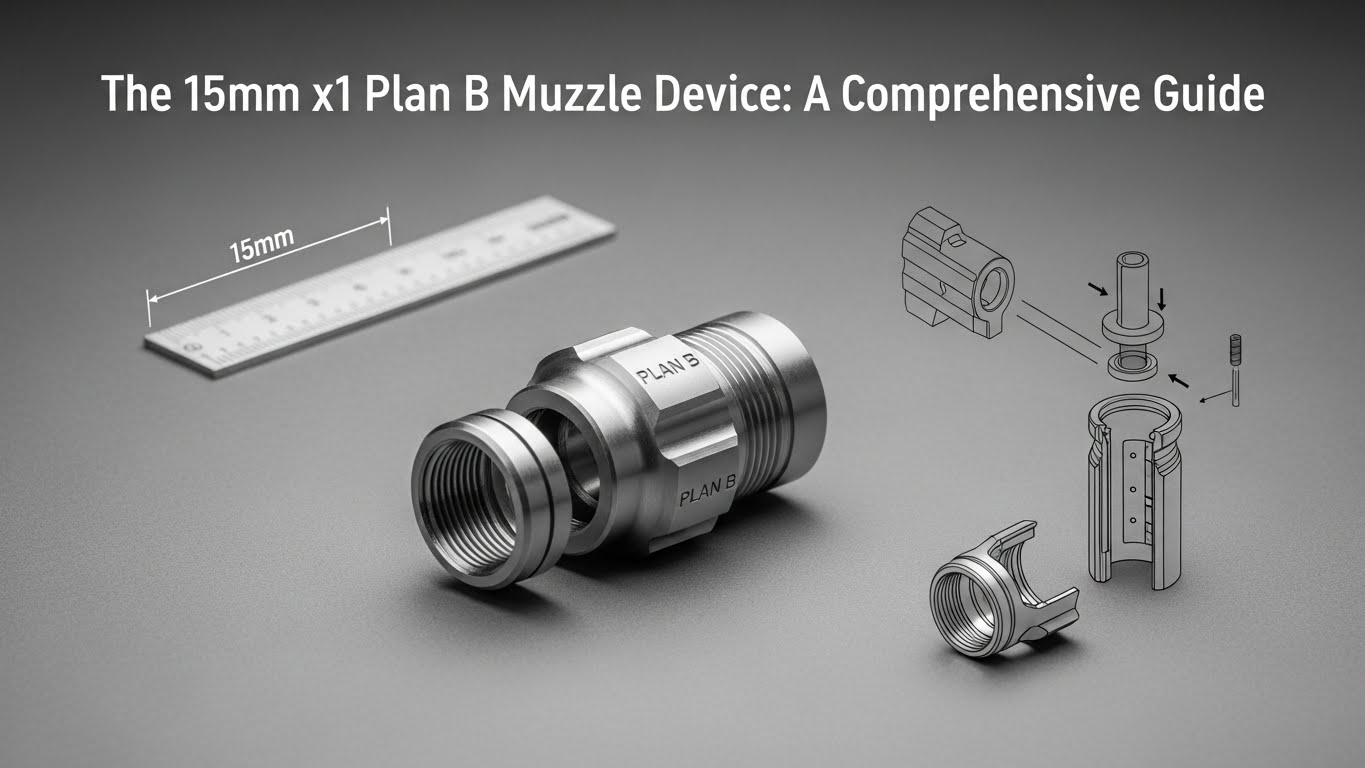 15mm x1 plan b muzzle device