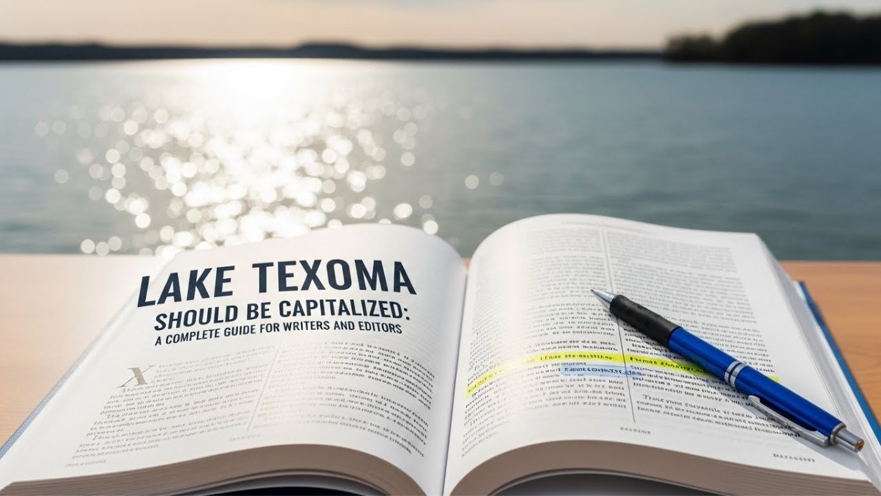 lake texoma should be capitalized