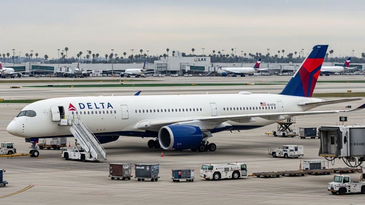 delta flight dl275 diverted lax