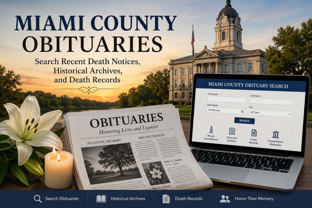 Miami County Obituaries Historical Archives